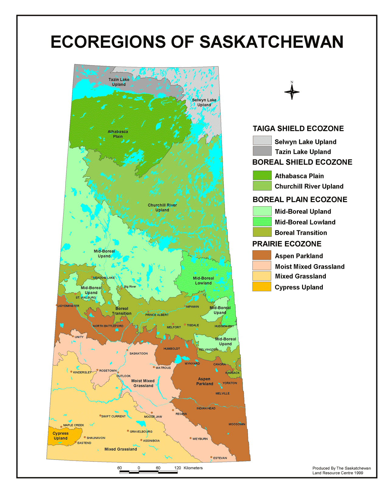 Saskatchewan Eco Regions